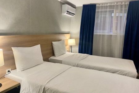 Стандартный 2-местный (TWIN+доп.место, коттедж, 1 этаж)